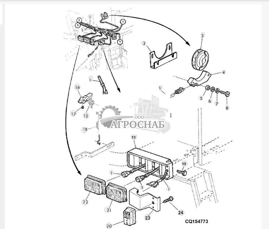 PLATFORM BASIC WIRING HARNESS, L.H. 